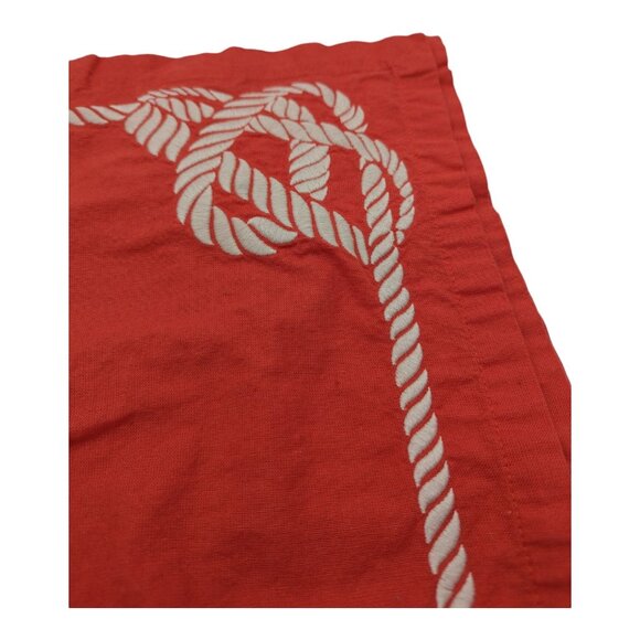 Set Of 4 Williams-Sonoma Nautical Rope Design Napkins Placemats 20x14 Inches - Picture 7 of 10